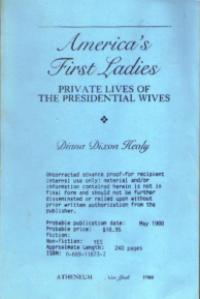 America's First Ladies :: Uncorrected Advance Proof