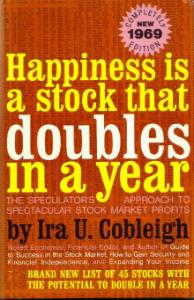 Happiness is a stock that doubles in a year