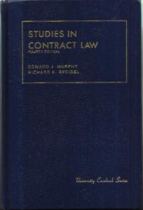STUDIES IN CONTRACT LAW HB
