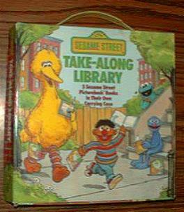 Sesame Street 5 Pictureback Books Take-Along Library Pic 6