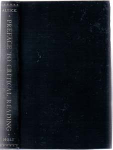 PREFACE TO CRITICAL READING :: 1946 HB