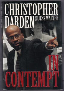 IN CONTEMPT :: Christopher Darden 1996 HB w/ DJ Pic 1