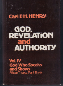 GOD, REVELATION & AUTHORITY : Carl Henry : 2 HBs w/ DJs Pic 2