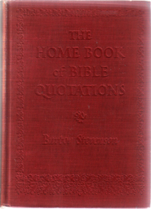 THE HOME BOOK OF BIBLE QUOTATIONS :: 1949 HB
