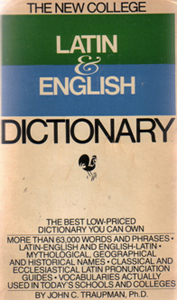 THE NEW COLLEGE LATIN & ENGLISH DICTIONARY :: 1981