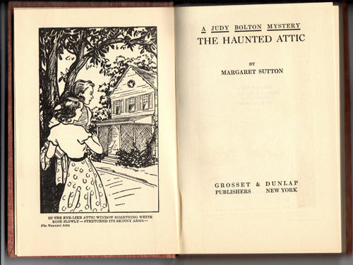 THE HAUNTED ATTIC Judy Bolton Mystery 1932 HB