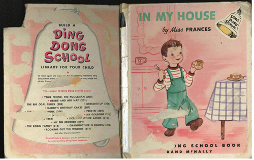 LOT of 2 HB Books by Miss FRANCES :: 1954 & 1956 Pic 1