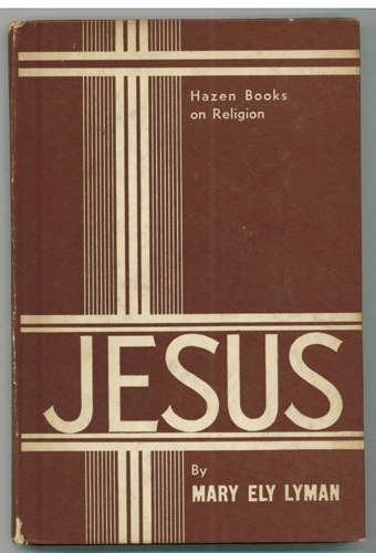 JESUS : Hazen Books : 1937 HB