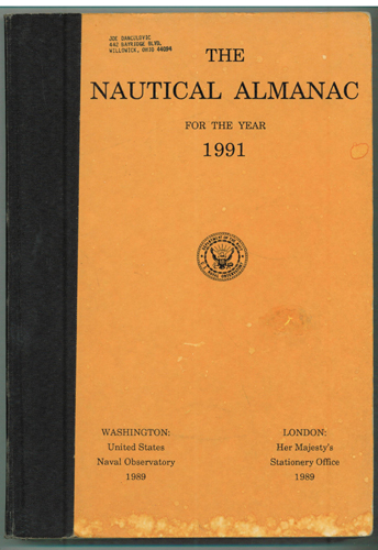 THE NAUTICAL ALMANAC FOR THE YEAR 1991 HB