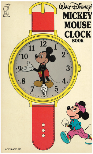 Walt Disney's MICKEY MOUSE CLOCK Book 1988 HB Pic 1