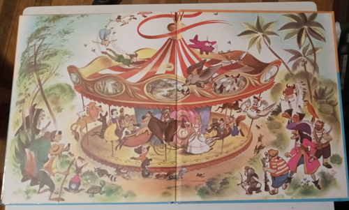 The New Walt Disney TREASURY 10 FAVORITE STORIES 1971 Oversized HB Pic 3