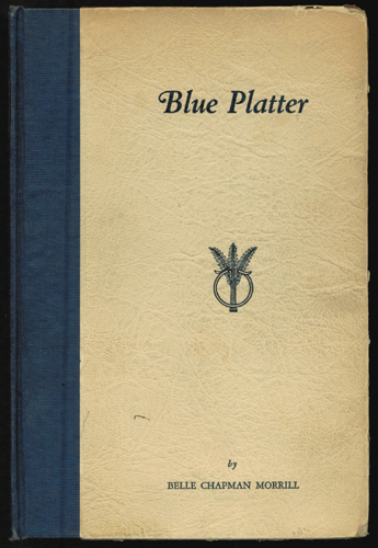 Blue Platter by Belle Chapman Morrill 1945 HB Poetry
