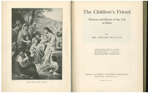 The CHILDREN'S FRIEND Life of Jesus 1928 HB Pic 2