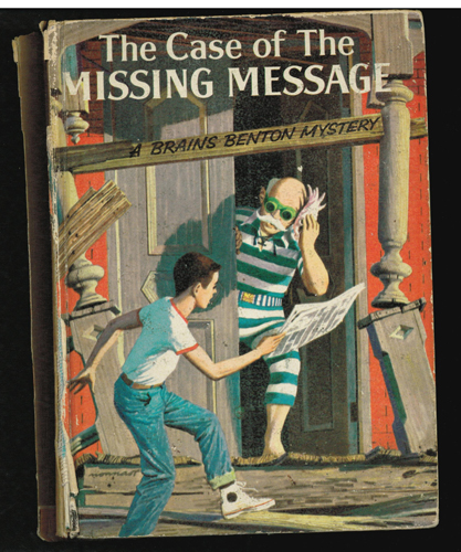 The Case of The MISSING MESSAGE 1959 HB BRAINS BENTON