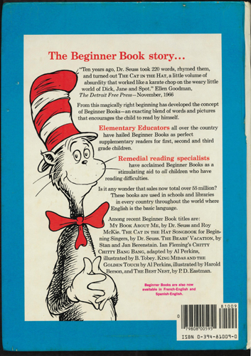 Cat in the Hat Beginner Book DICTIONARY 1964 HB Dr. Seuss Pic 2