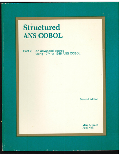 Structured ANS COBOL 1987