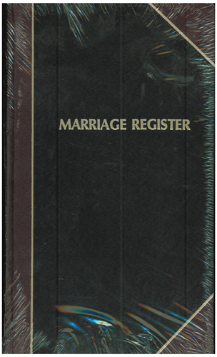 UNUSED :: Marriage Register HB SHRINKWRAPPED