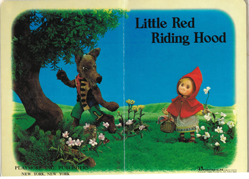 Lot of 2: Tiny 3-D Book Series: THREE LITTLE KITTENS & LITTLE RED RIDING HOOD Pic 4