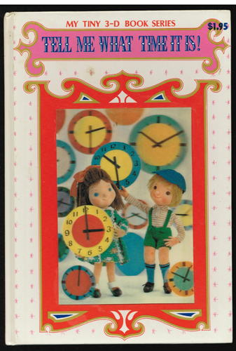 Lot of 2: Tiny 3-D Book Series: TELL ME WHAT TIME IT IS & COUNTING LITTLE INDIANS Pic 1