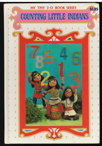 Lot of 2: Tiny 3-D Book Series: TELL ME WHAT TIME IT IS & COUNTING LITTLE INDIANS Pic 3