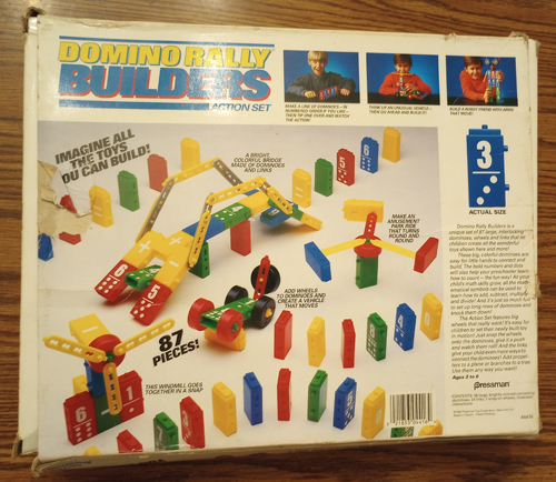 1992 Pressman Domino Builders Action Set Pic 4
