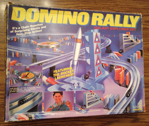 1993 Pressman Domino Rally Galaxy Explorer Set Pic 1