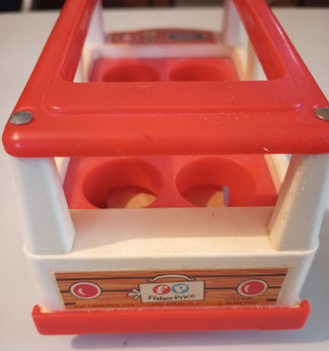 Fisher Price Mini-Van #141 with all 5 correct Little People Pic 3