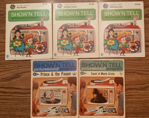 LOT of 8: Show N Tell Children Classics and History Records and Film Strips Pic 2