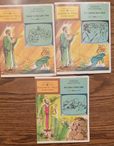 LOT of 6: Show N Tell Religious Records and Film Strips : Lot # 3 Pic 2