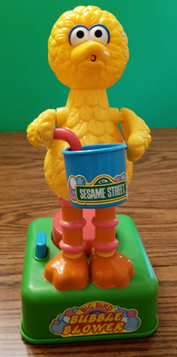Sesame Street Big Bird Bubble Blower Toy Pic 1
