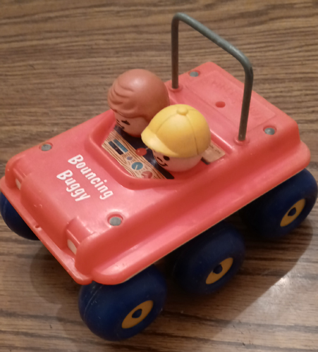 Fisher Price #122 Red Bouncing Buggy 1973 Pic 1