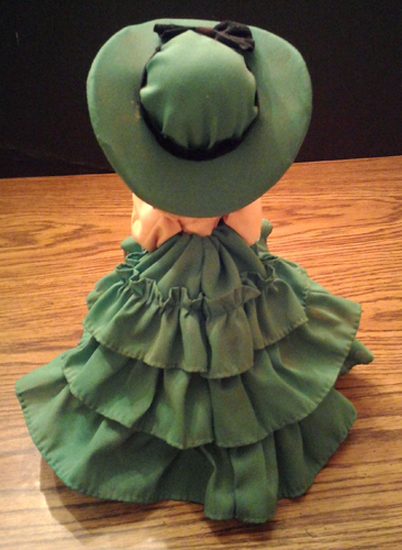 Vintage Big Eye Bradley Doll with Green Dress Pic 2