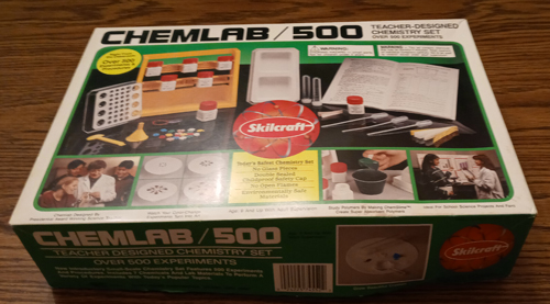 Skilcraft Chemlab / 500 Chemistry Set Over 500 Experiments Pic 1