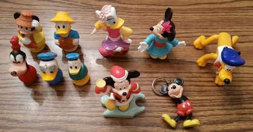 Lot of 10 Mickey Mouse & Friends PVC / Little People Pic 1
