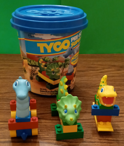 Tyco Super Blocks - Deluxe Dinosaur Building Set - Complete Pic 4