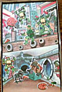  Teenage Mutant Ninja Turtles Colorforms Adventure Set :: 1989 pic 2