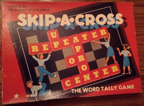 Vintage SKIP-A-CROSS Word Tally Game 1952/1953 Pic 1
