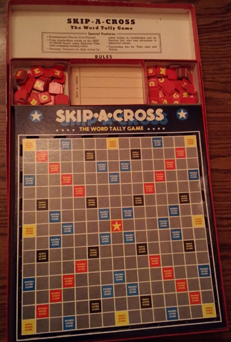 Vintage SKIP-A-CROSS Word Tally Game 1952/1953 Pic 2