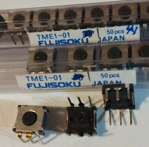 Lot of 94: Fujisoku TME1-01 Tactile Switches