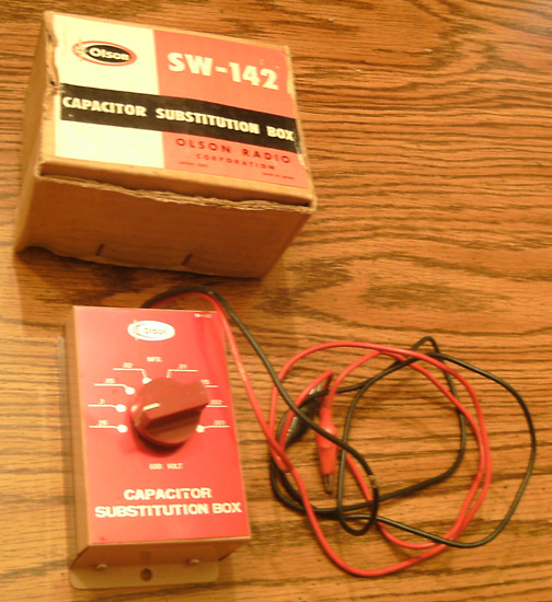 Olson SW-142 Capacitor Substitution Box 