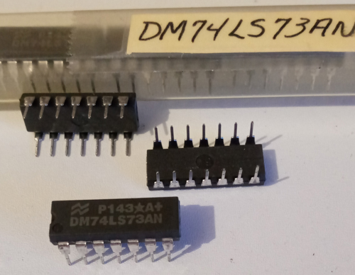 Lot of 8: National Semiconductor DM74LS73AN