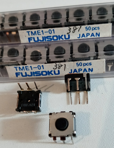 Lot of 60: Fujisoku TME1-01 Tactile Switches