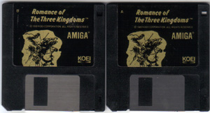 Lot of 3 Games for AMIGA: Viking Child, Romance of 3 Kingdoms, etc Pic 3
