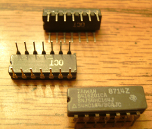 Lot of 6: Texas Instruments SNJ54HC164J