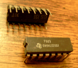 Lot of 2: Texas Instruments SN54LS155J