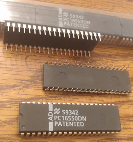 Lot of 20: National Semiconductor PC16550DN