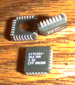 Lot of 3: Cypress CY7C344-20JI