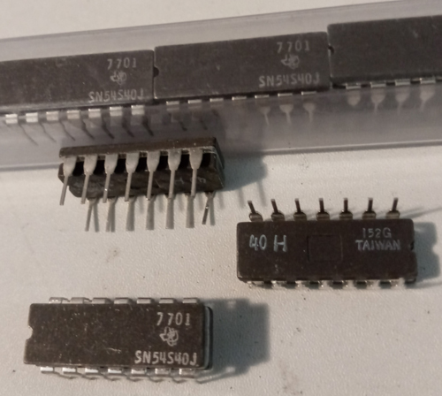 Lot of 12: Texas Instruments SN54S40J