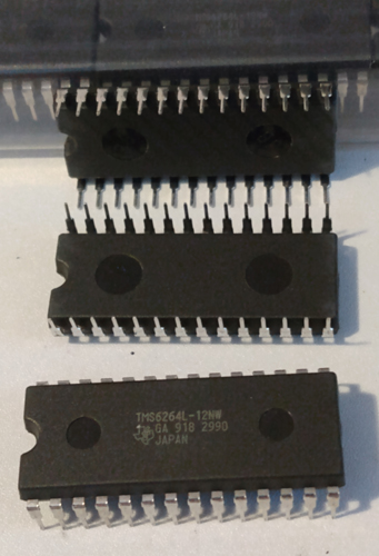 Lot of 9: Texas Instruments TMS6264L-12NW