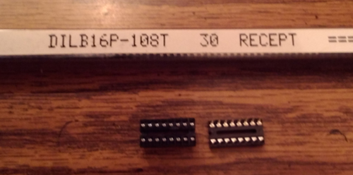Lots of 60: Burndy DILB16P-108T br 16 Pin Sockets